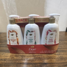 Dove Holiday Treats Limited Edition Liquid Hand Wash 3-Pack, 12 fl oz each