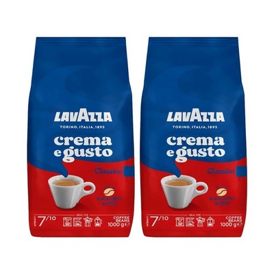 Lavazza Caffè Crema e Gusto Classico 2x 1Kg Intensity 7/10 Sparpack