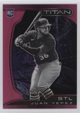 2022 Panini Chronicles Titan Pink Prizm 34/50 Juan Yepez #15 18yk