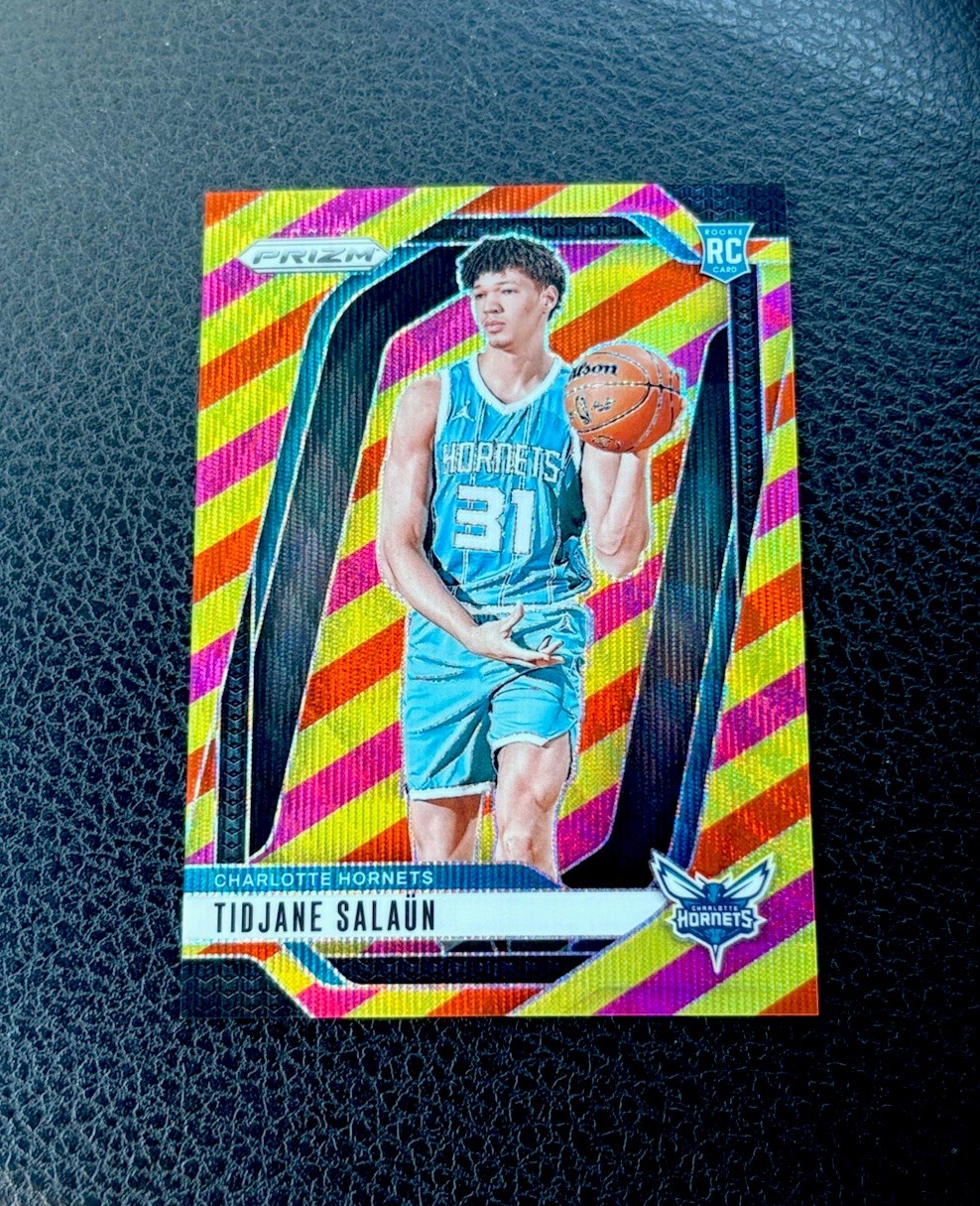 2024-25 Panini Prizm Tidjane Salaun #262 Multi Wave Prizm /88 RC SP