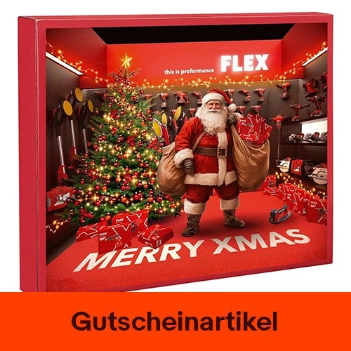 Flex Adventskalender 2025 mit Akku-Schraubendreher SD 7-320 4 + Taschenlampe