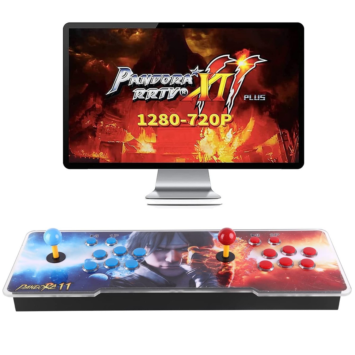 Pandora Treasure 3D Arcade Game Console 30000 Games Installed