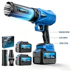 New Handheld Leaf Blower Cordless 100000 PRM Motor Electric w/2x 6.0Ah Batteries