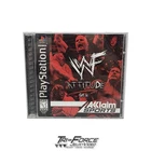 WWF ATTITUDE PlayStation 1 Video Game PS1 Wrestling CIB Complete Tested