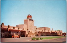 Vintage1950s LAS VEGAS, Nevada Postcard ROYAL NEVADA HOTEL Front View / Indians
