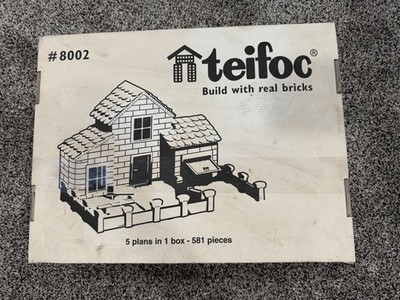 Teifoc 8002 Real Brick Construction Set Mini House Building Kit With Box