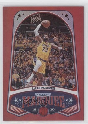 2019-20 Panini Chronicles Marquee Red 40/149 LeBron James #245 1q7