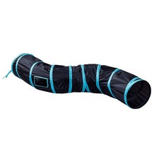 Cat Tunnel Toys Indoor Pet Play Crinkle Pop Up Relieve Boredom Black 47 Inch S