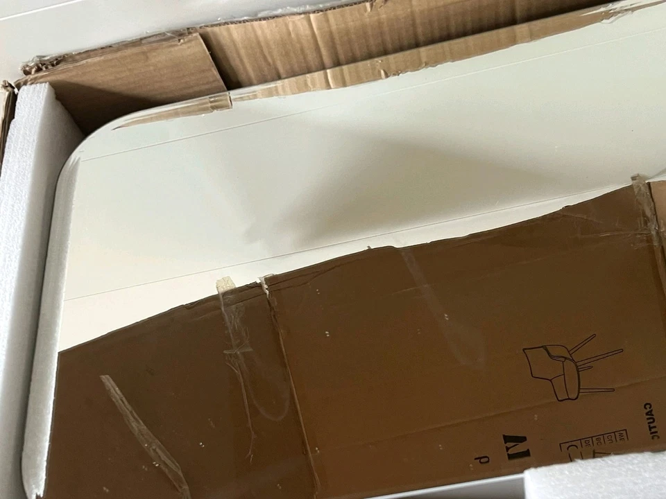 Seamless Bathroom Mirrored Cabinet Frameless By WEST ELM R:25 RRP £404  - Image 2 of 4