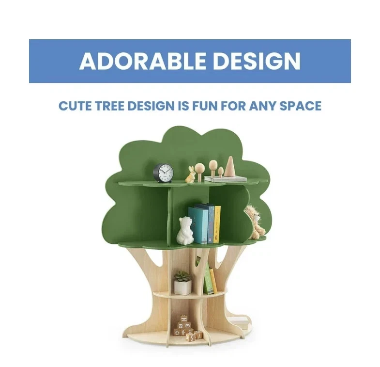 Librería infantil Delta en forma de árbol, verde/marrón Foto 4 de 4