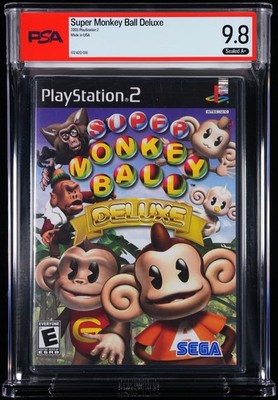 Super Monkey Ball Deluxe (PlayStation 2, PS2) PSA 9.8 A+ Graded