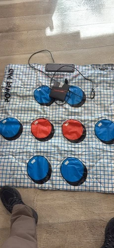 Vintage Nintendo Power Pad With Dance Aerobics Game