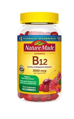 Nature Made Maximum Strength Vitamin B12 3000 Mcg. Made USA