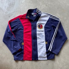 Adidas 2000 USA Olympic Team Track Jacket Navy Red White Mens Large Vintage