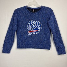 Buffalo Bills NFL Team Apparel Blue Knit Sweater Women's Small NWT top football