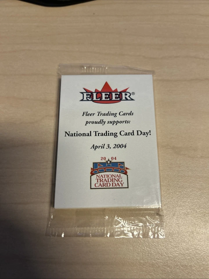 2004 National Trading Card Day SEALED Manning Carmello Anthony RC - Image 2 of 4