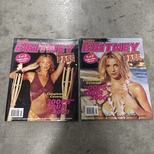 Britney Spears Backstage Pass Magazines Lot of 2 – Oops Tour 2000 Memorabilia