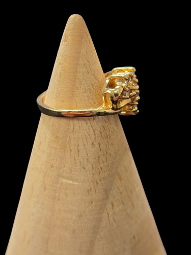 14 Karat Gold 3,73 g Cocktail Ring mit 12 runden GH Diamanten 0,36 ct S1 & S2 Größe 5 - Bild 9 von 10