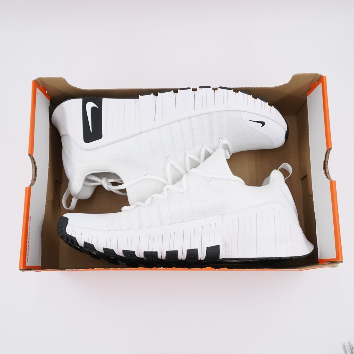 Nike Free Metcon 6 White Black Nby FJ7127-101 Sz 13 Mens Crossfit Gym Training Nike Free Metcon 6 White Black FJ7127-101 sz 15 Men main image 2