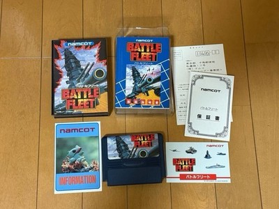 Battle Fleet FC Famicom CIB Box Manual Namco Nintendo Japan Tested