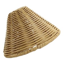 Wicker Boho Lampshades: Table Lamps Shades- Rattan Lamp Shades - Clip On