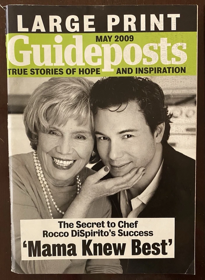 Lot 3 Large Print Ed. Magazines GUIDEPOSTS Rocco DiSpirito Jane Seymour - Image 2 of 4