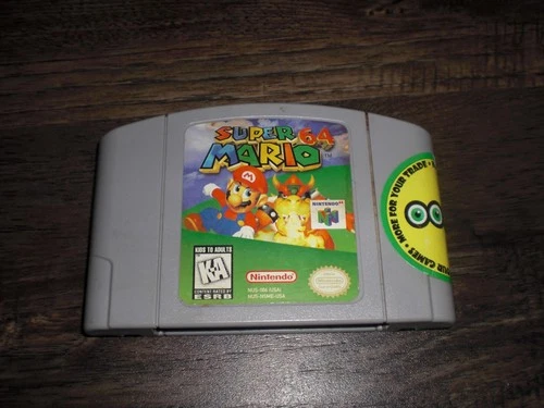 AUTHENTIC Super Mario 64 Game 4 Nintendo 64 N64 Console System Original GENUINE