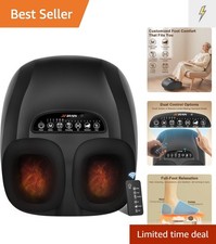 Shiatsu Foot Massager Machine with Heat : Deep Kneading Foot Massager with Vi...