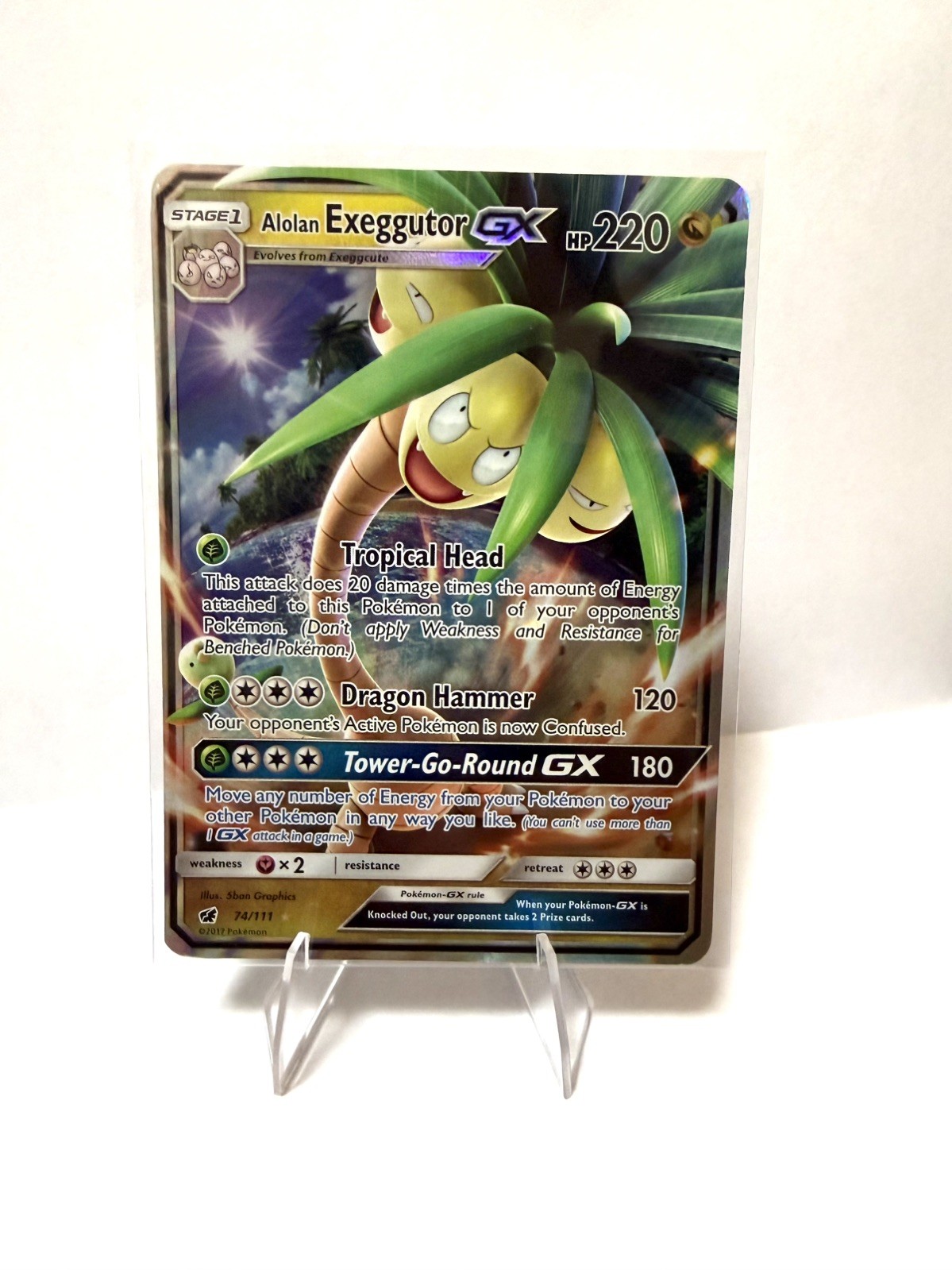 Alolan Exeggutor GX - 74/111 - SM - Crimson Invasion (SM04)