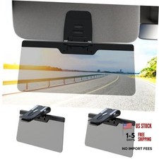 Sun Visor Extender for Car, 2 Pack Enhanced UV400 Anti-Glare, Adjustable 2Pack