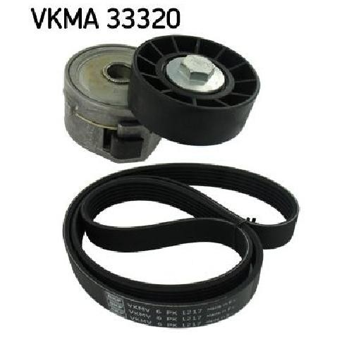 Keilrippenriemensatz FüR Lancia Phedra 179 2.0 06 Bis 10 SKF Neu-image