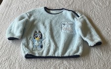 Toddler Bluey Fuzzy Sherpa Size 18 Months Sweatshirt Pocket