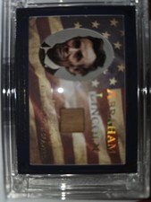2025 A Word From POTUS Abraham Lincoln Piece of Whitehouse Relic Card /149