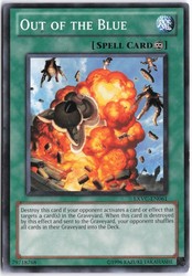 Out of the Blue EXVC-EN061 Common Unlimited - YuGiOh Extreme Victory