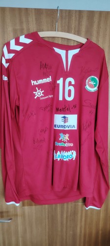 Zaglebie Sosnowiec Handball Trikot Matchworn