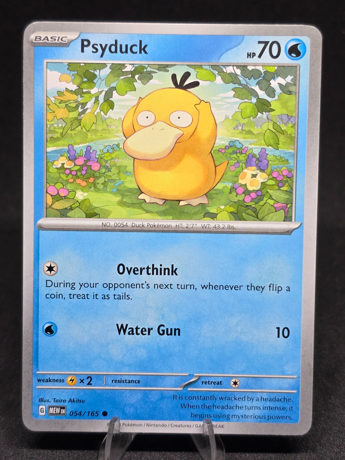 Pokémon TCG Psyduck 054/165 SV:151 Common NM