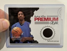 Fleer 2002-03 Premium Gear Andre Miller Game-Worn Warmups Clippers NBA