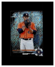 2017 Bowman Chrome Mini Prospects Black Shimmer Refractor Francis Martes /100