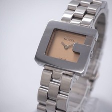 GUCCI Watch 116 Working Excellent Ladies 3600L Silver Orange