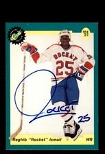 Signed Hockey Card Auto Raghib 