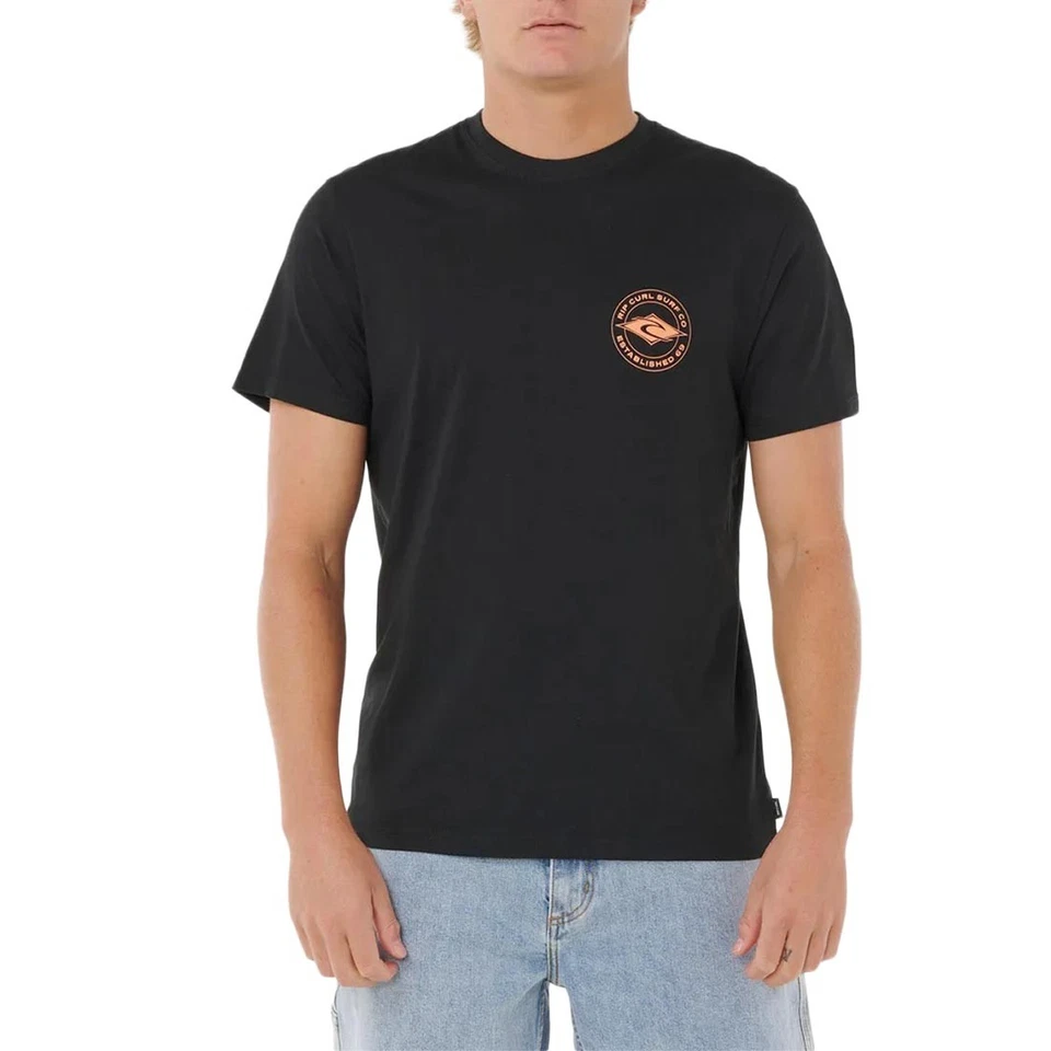 Rip Curl Staple S/S Camiseta - Negra - Imagen 2 de 4