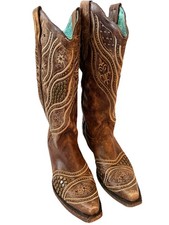Brown Pointed Toe Western Boots for Women for sale