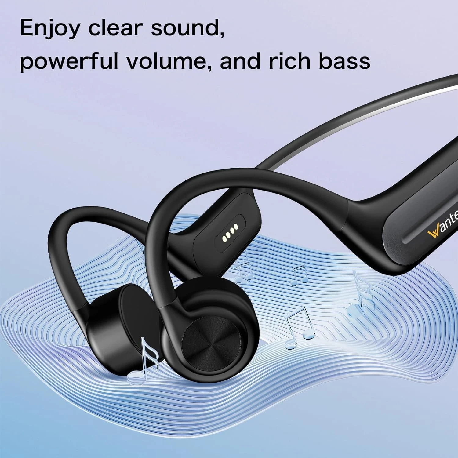 Wantek Bone Conduction Headphone Bluetooth 32G MP3 Waterproof Swimming Earbuds 
