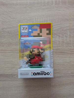 Pixel Mario Nintendo Amiibo 30th Super Mario Bros 8 Bit OVP