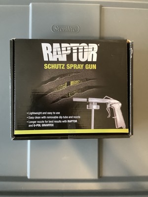 U-POL Raptor Truck Bed Liner Spray Gun GRAVITEX SCHUTZ Applicator Gun