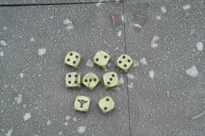 Pre-Loved Taros Campaign Imperial Navy Dice 40k | Warmodels