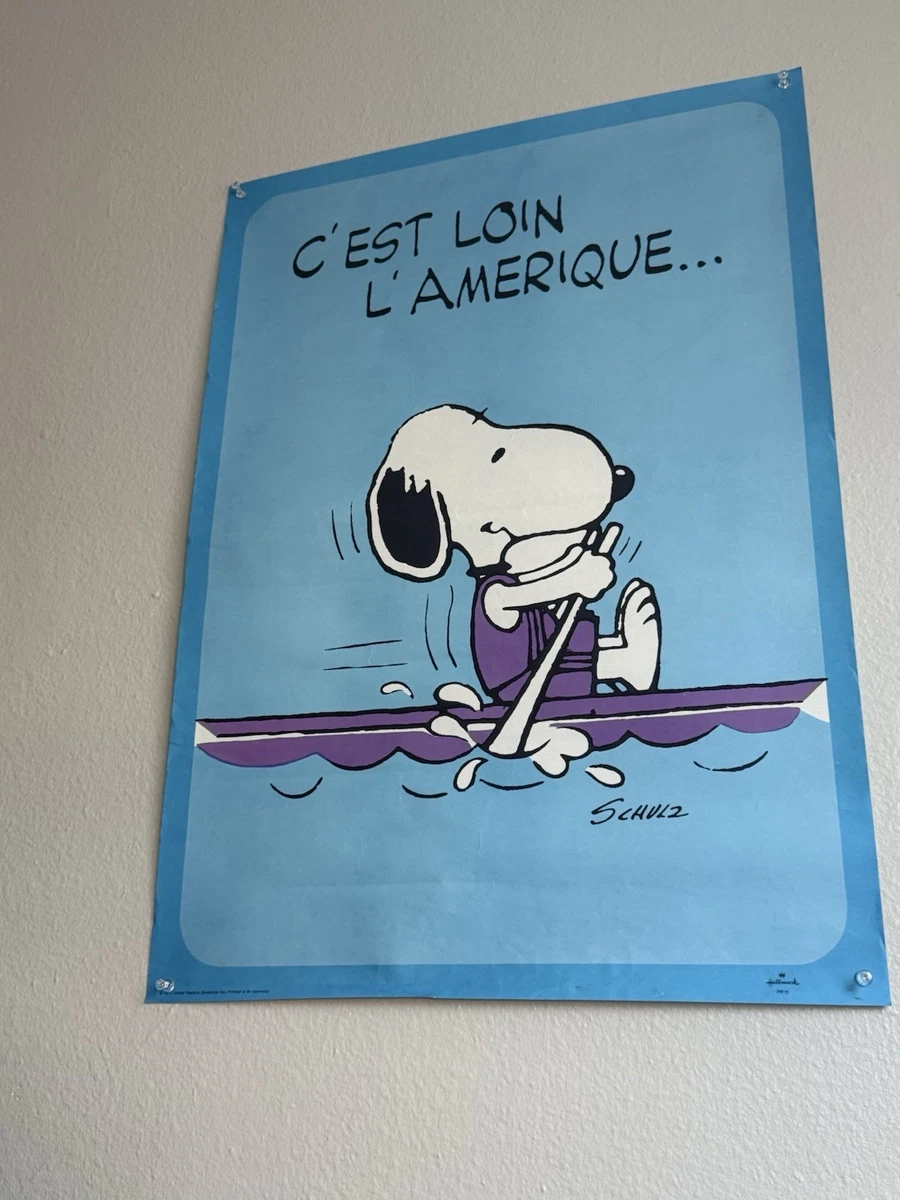 Vintage Snoopy Poster In other Collectible Peanuts Items for sale