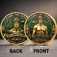 Rambo First Blood 45th Anniversary Commemorative Coin