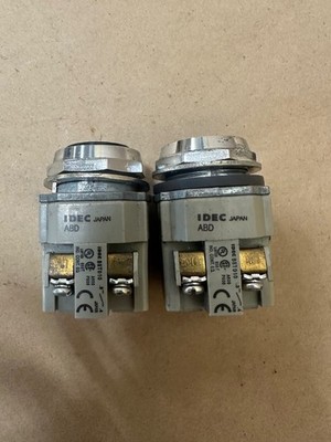 IDEC ABD Pushbutton Black - Lot of 2