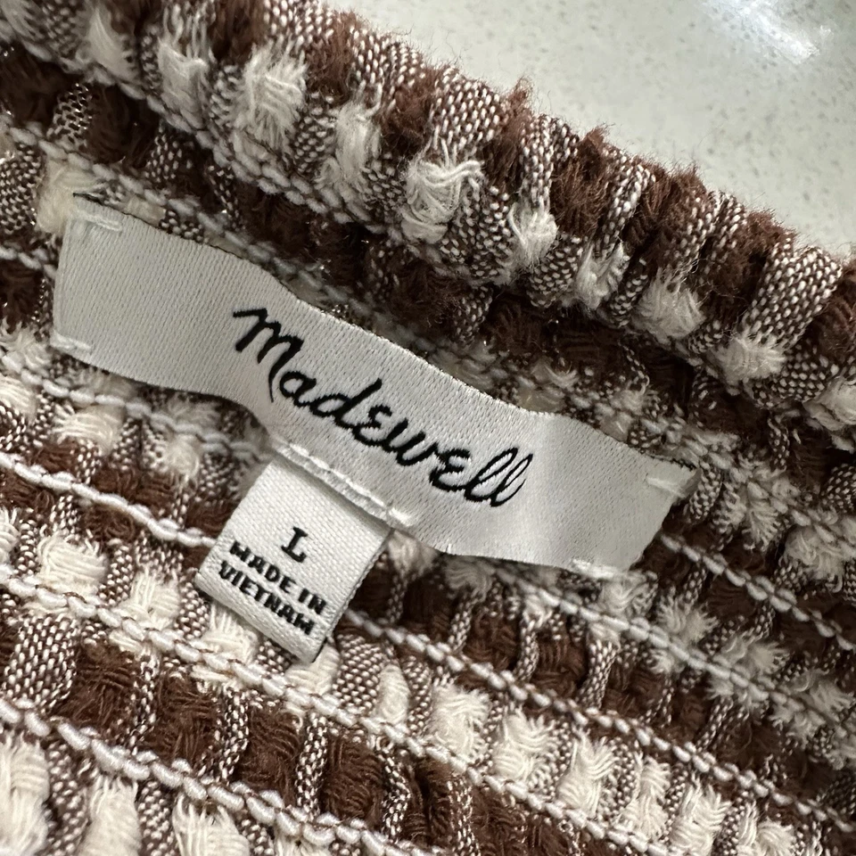 Vestido midi Madewell para mujer Lucie manga codo calado talla grande campesino Foto 4 de 4